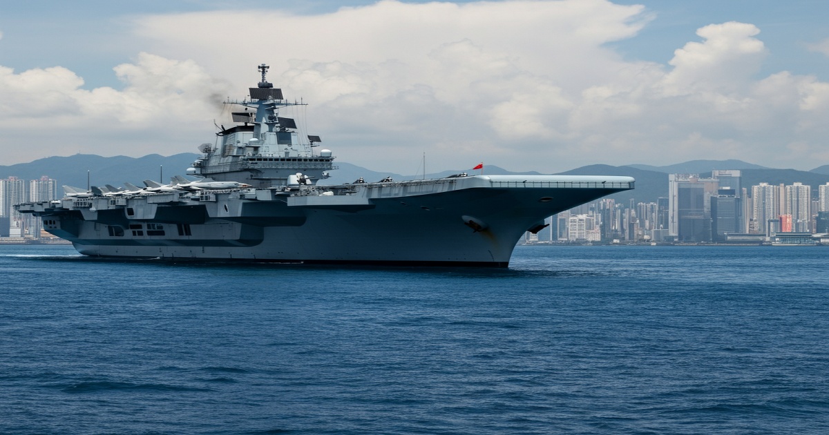 Main image to the post Chinese Naval Fleet Led by Shandong Aircraft Carrier Makes Historic Visit to Hong Kong