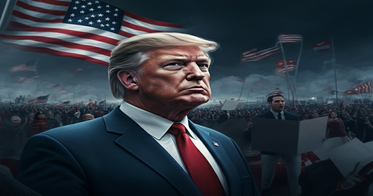 Main image to the post Democrats Protest as Trump Prepares for Independence Day