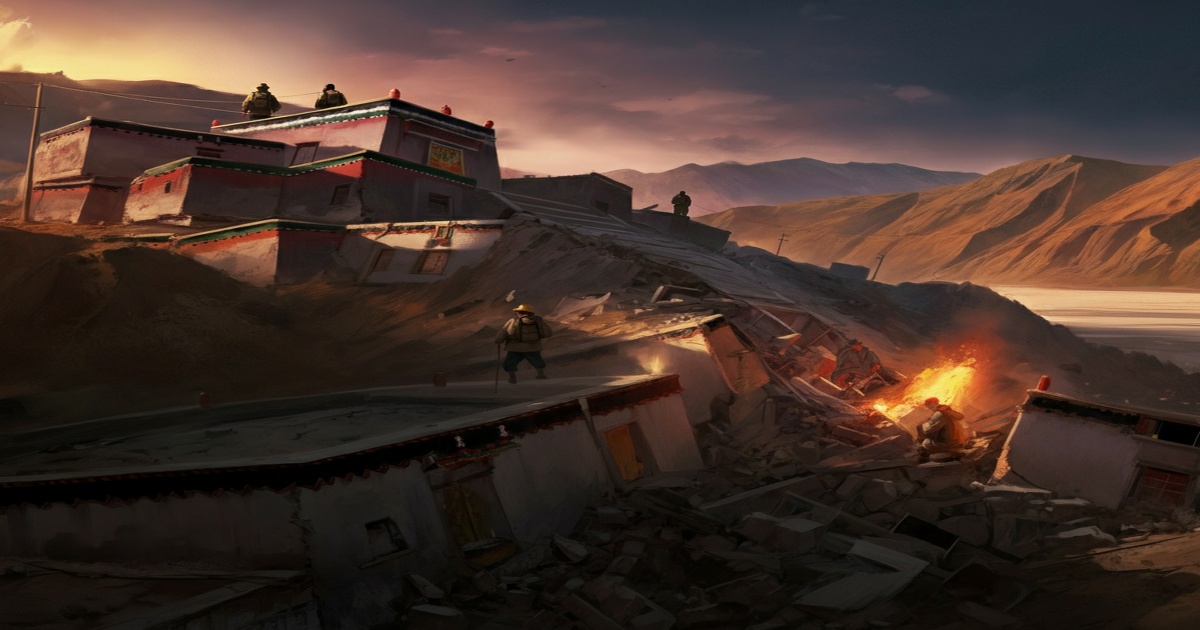 Main image to the post Devastating Earthquake Strikes Tibet, Leaving at Least 95 Dead and 130 Injured