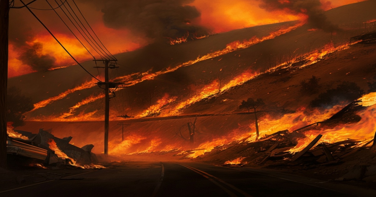 Main image to the post Devastating Wildfires Ravage Los Angeles, Leaving Trail of Destruction and Disruption