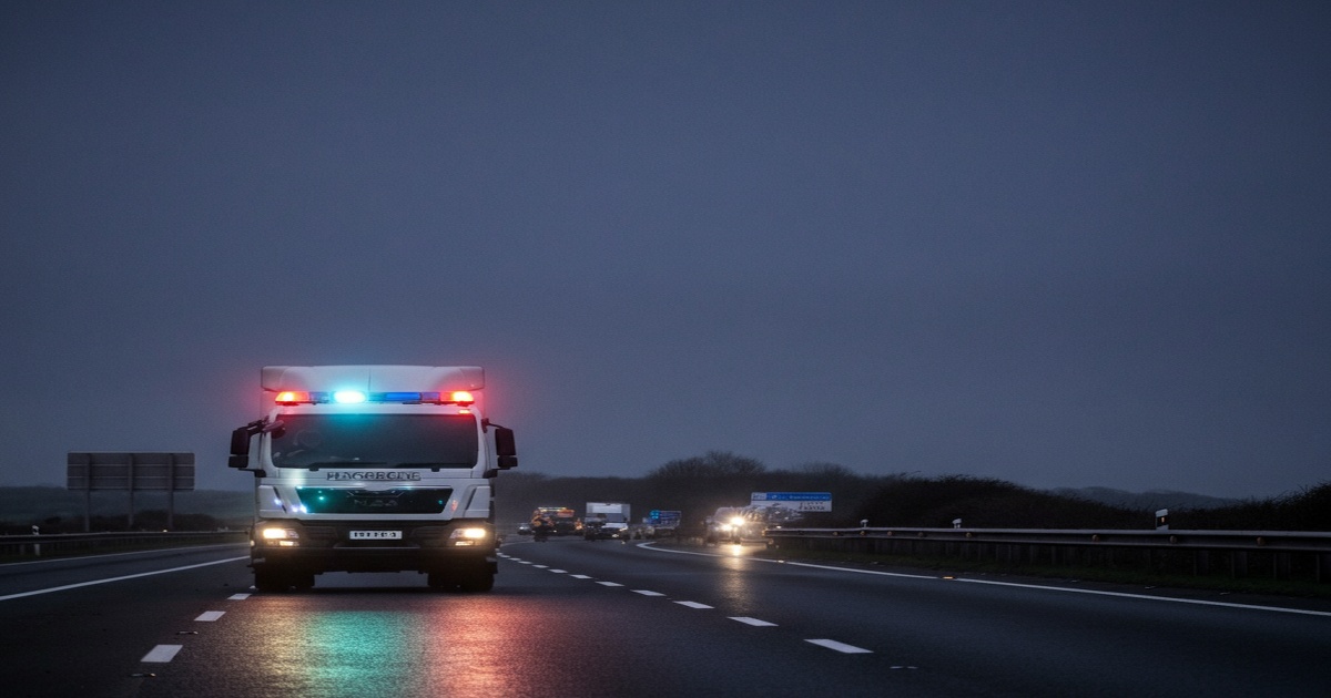 Main image to the post M4 Closed Near Bristol After Human Remains Found on Roadway