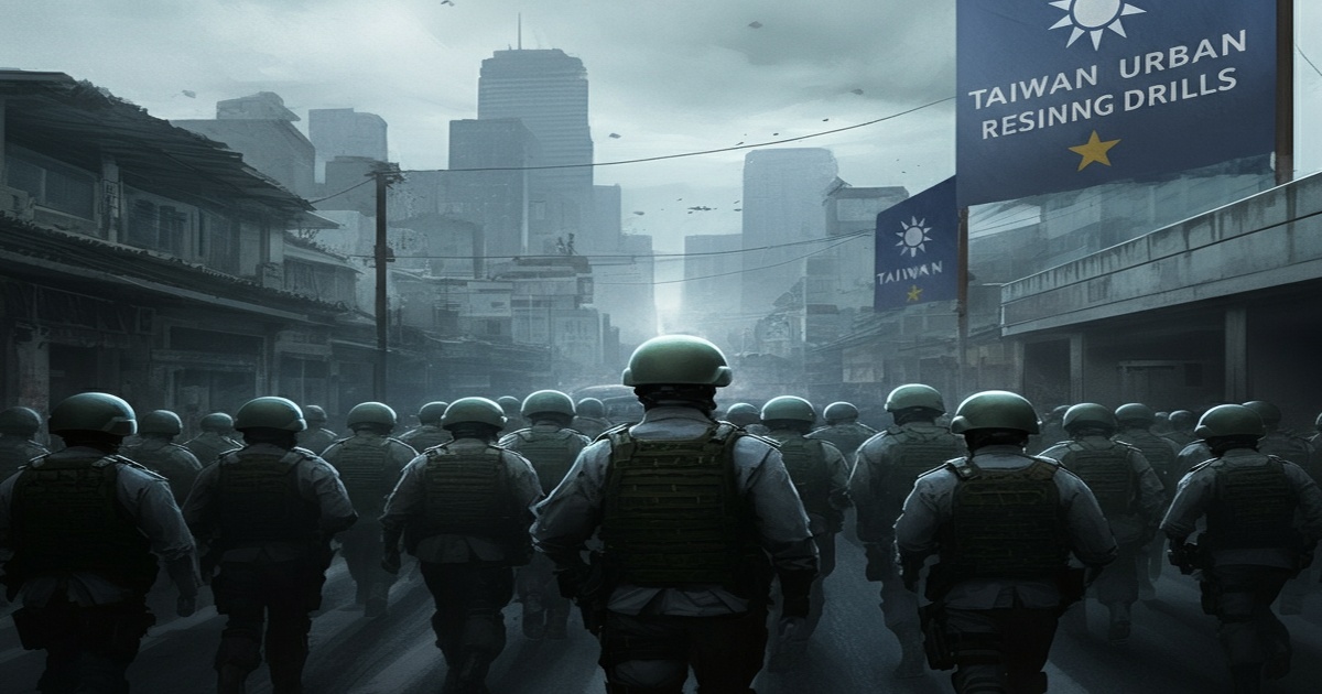 Main image to the post Taiwan Conducts Urban Resilience Drills Amidst Rising China Tensions