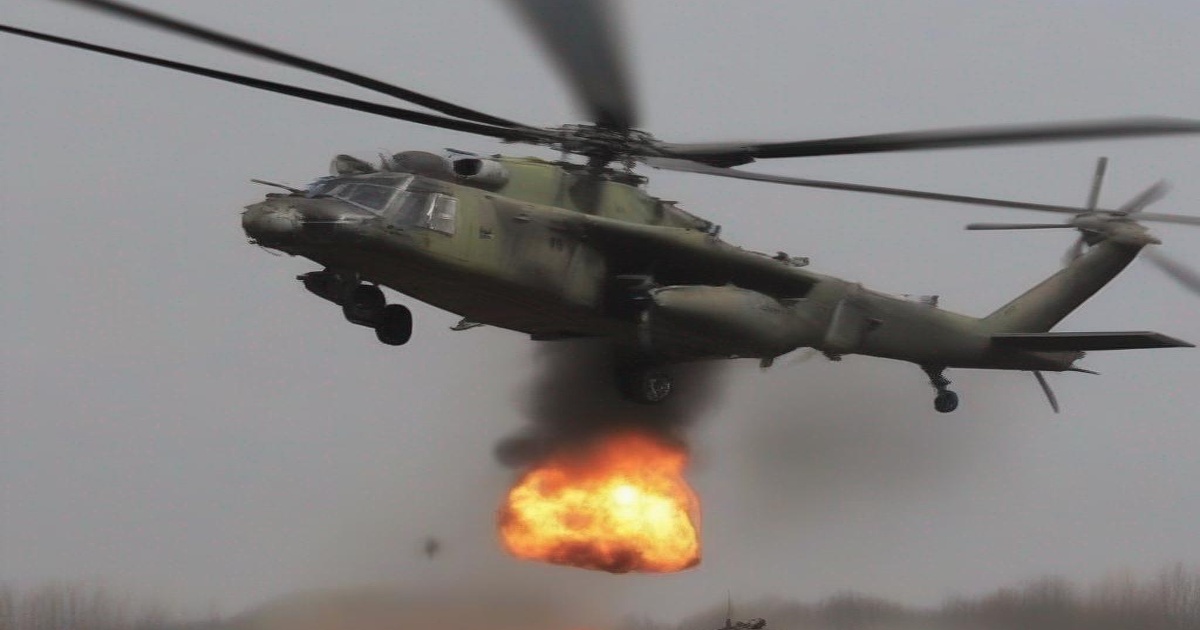Russian Forces Destroy Ukrainian Helicopters at Temporary Airfield
