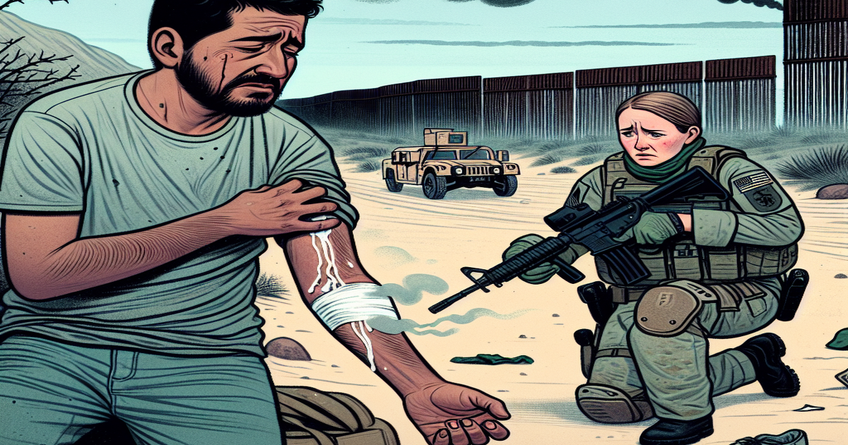 Main image to the post "Texas National Guard member wounded a man in Mexican territory"