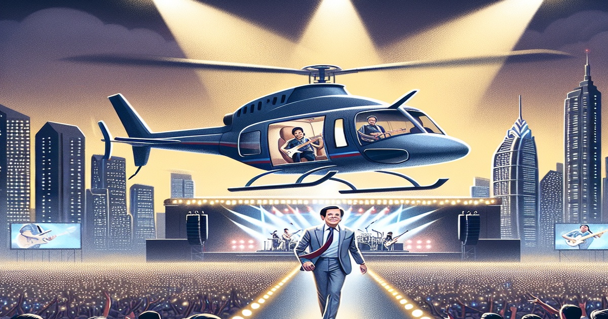 Main image to the post Philippines President Criticized for Using Presidential Helicopter to Attend Coldplay Concert