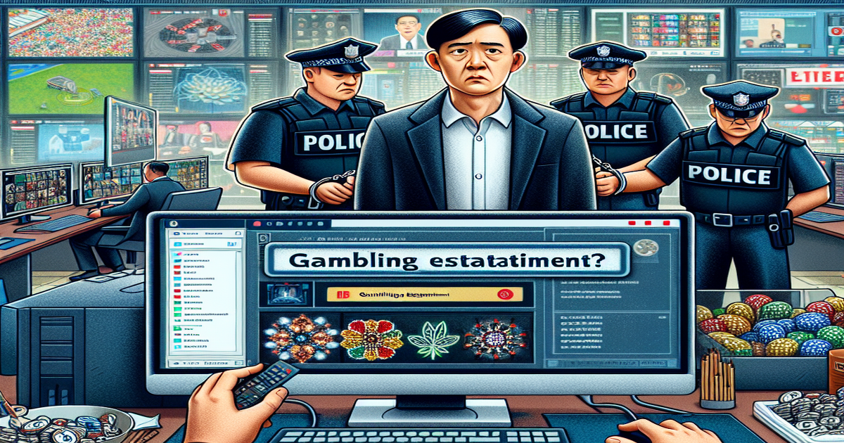 Main image to the post CEO of Chinese live streaming platform arrested for suspicion of running illegal gambling establishment