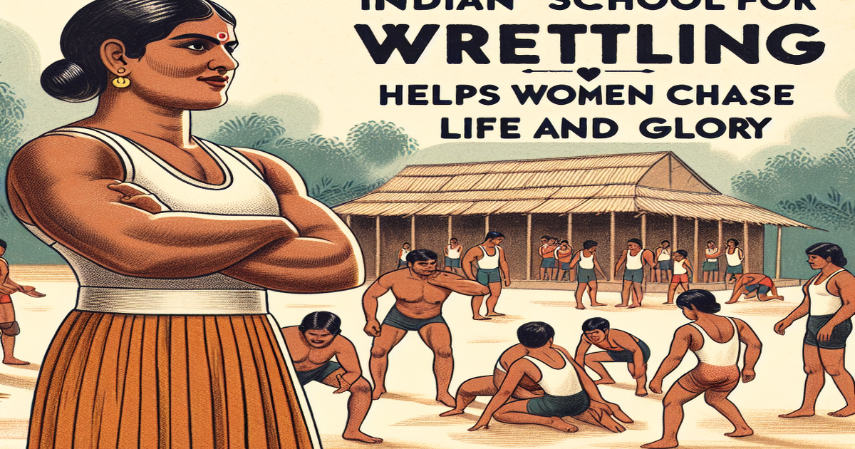 Main image to the post Empowering Girls Through Wrestling Training in Rural India
