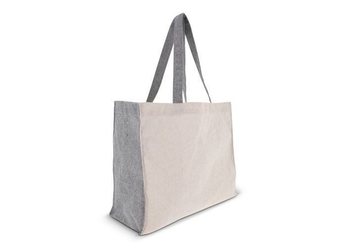 Boodschappentas Gerecycled katoen OEKO-TEX® 140g/m² 38x14x32cm