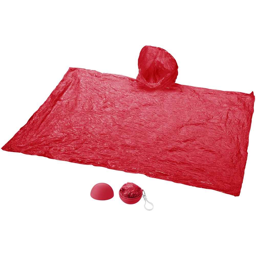 Xina regenponcho in bal met sleutelhanger