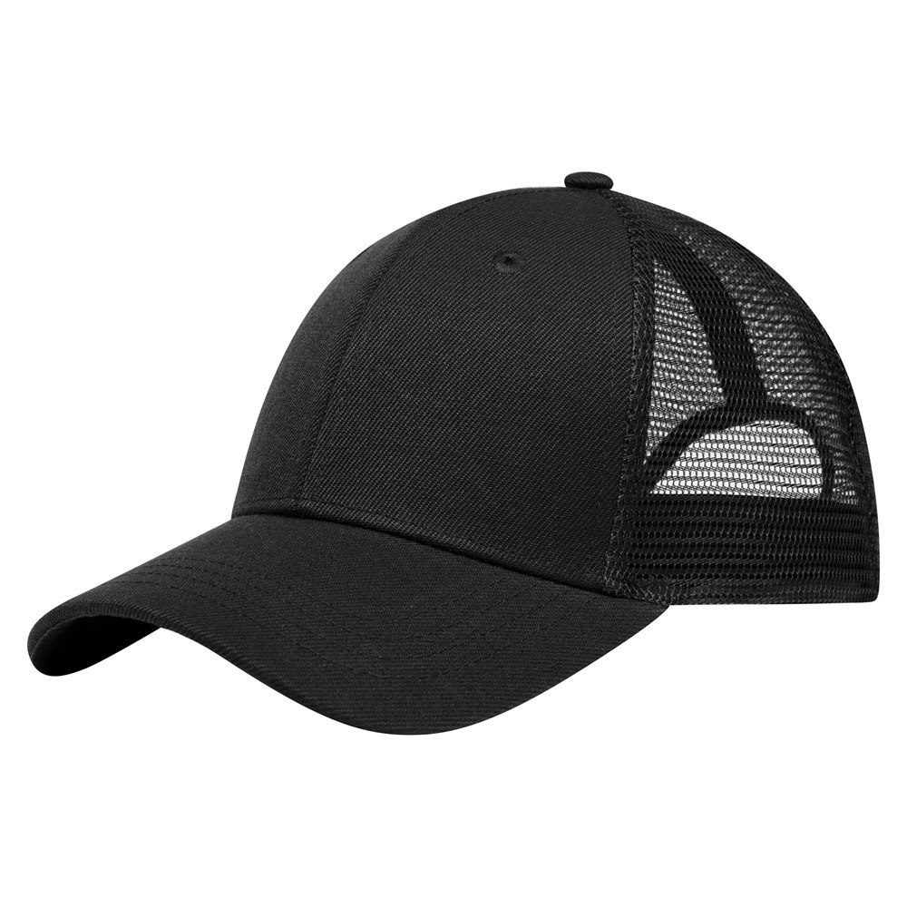 Trucker cap medium profile curved peak