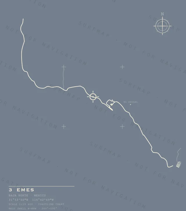 3 Emes chart, the full artwork printed on the back
