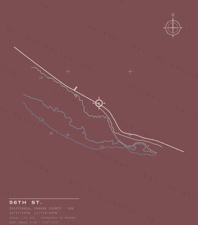 56th St. chart, the full artwork printed on the back