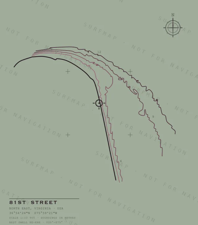 81st Street chart, the full artwork printed on the back