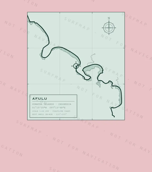 Afulu chart, the full artwork printed on the back