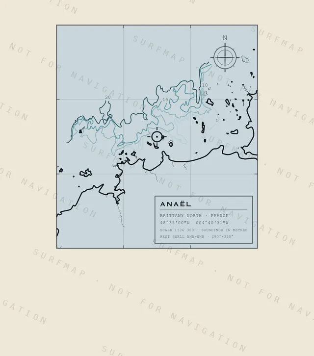 Anaël chart, the full artwork printed on the back