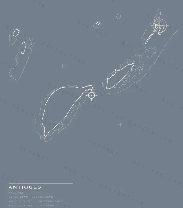 Antiques chart, the full artwork printed on the back