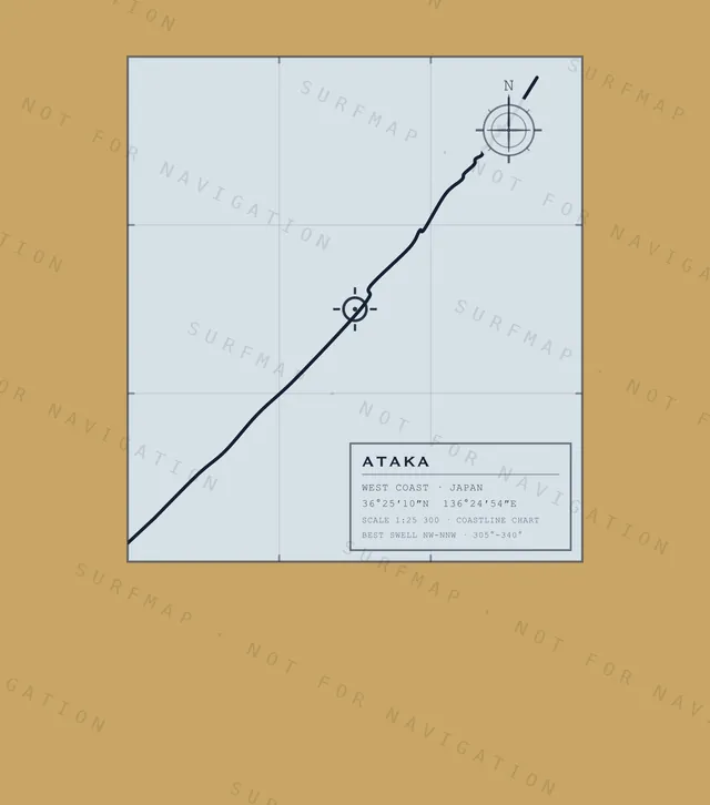 Ataka chart, the full artwork printed on the back