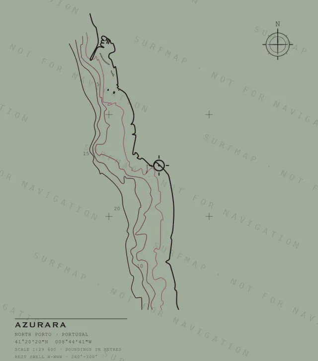 Azurara chart, the full artwork printed on the back