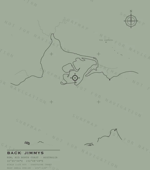 Back Jimmys chart, the full artwork printed on the back