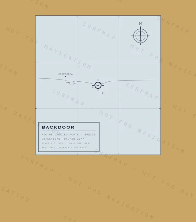 Backdoor chart, the full artwork printed on the back