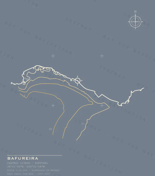 Bafureira chart, the full artwork printed on the back