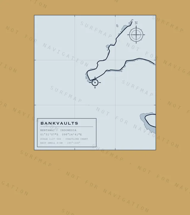 Bankvaults chart, the full artwork printed on the back