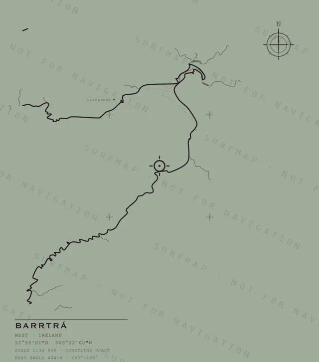 Barrtrá chart, the full artwork printed on the back