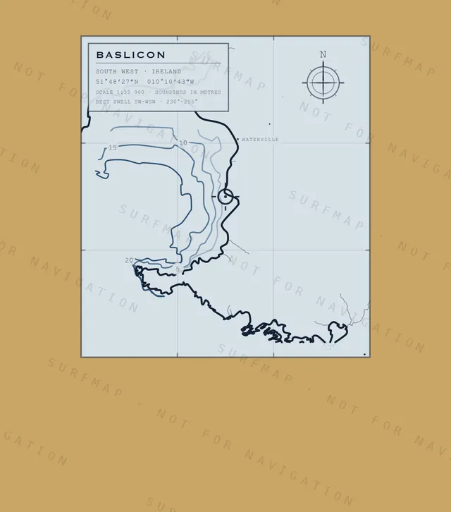 Baslicon chart, the full artwork printed on the back