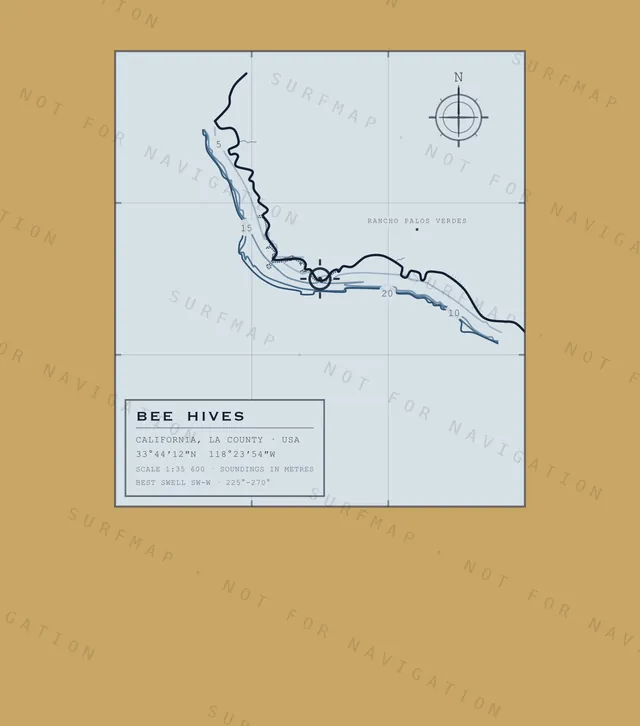 Bee Hives chart, the full artwork printed on the back