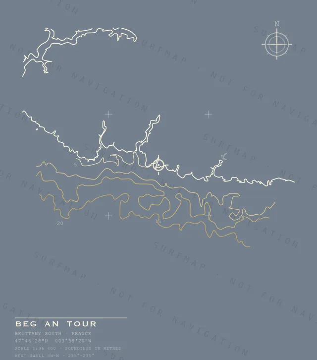 Beg An Tour chart, the full artwork printed on the back