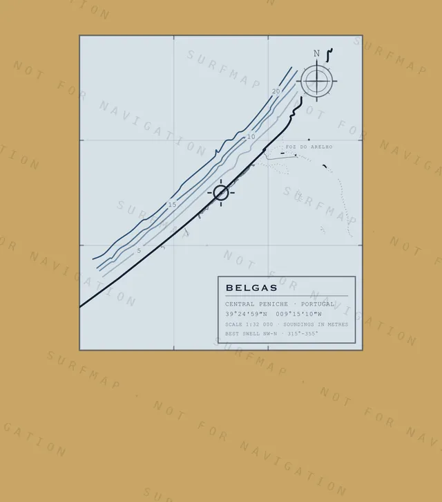 Belgas chart, the full artwork printed on the back
