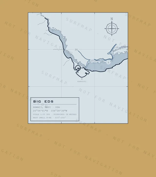 Big Eds chart, the full artwork printed on the back