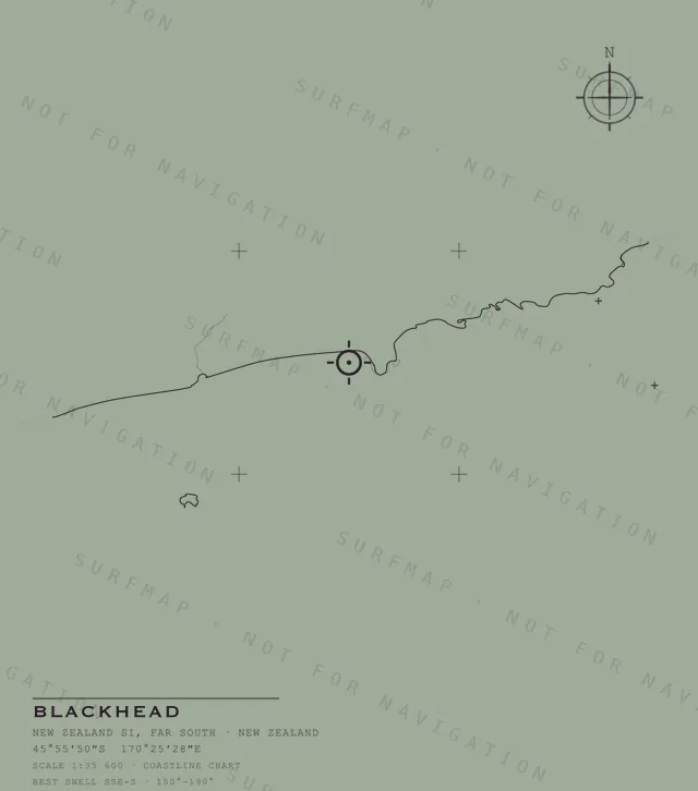 Blackhead chart, the full artwork printed on the back