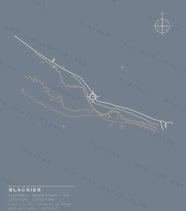 Blackies chart, the full artwork printed on the back