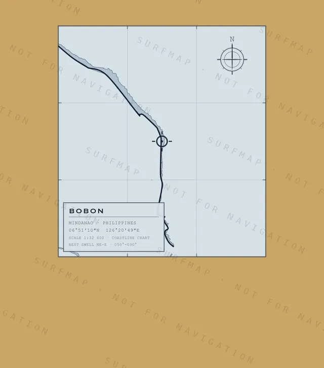 Bobon chart, the full artwork printed on the back