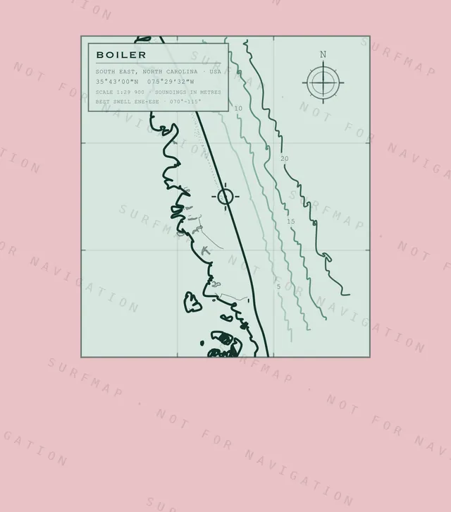 Boiler chart, the full artwork printed on the back