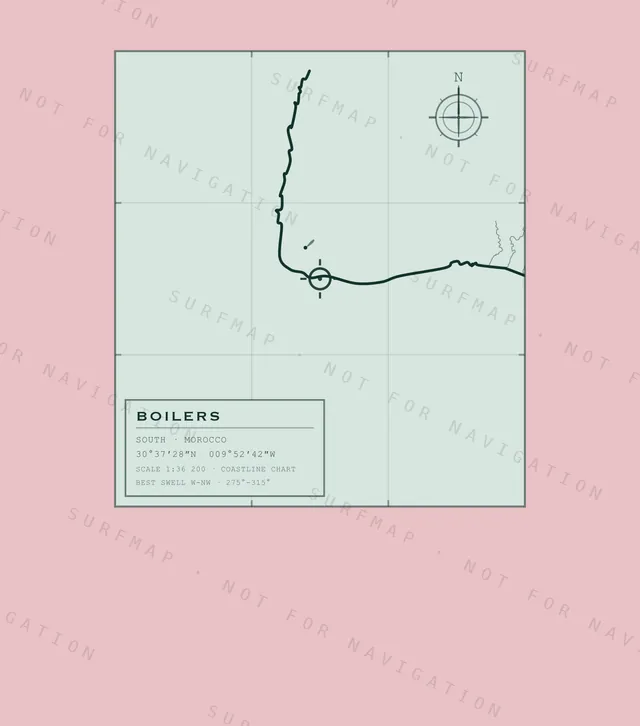 Boilers chart, the full artwork printed on the back