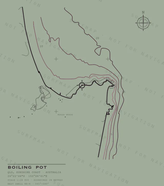 Boiling Pot chart, the full artwork printed on the back