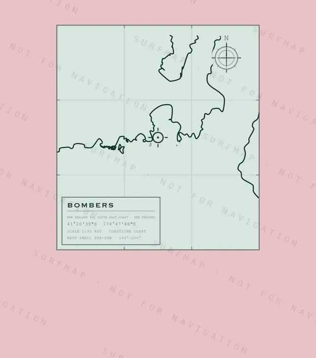 Bombers chart, the full artwork printed on the back