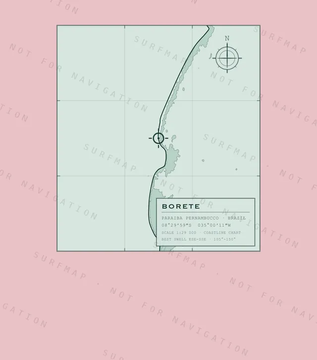 Borete chart, the full artwork printed on the back