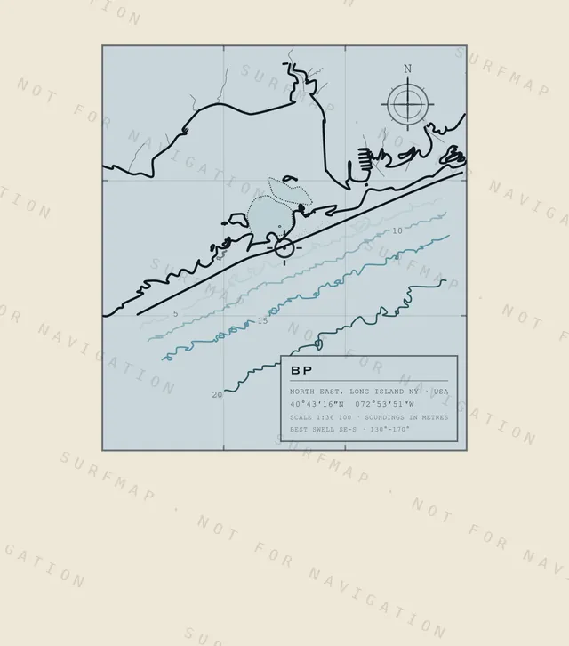 BP chart, the full artwork printed on the back