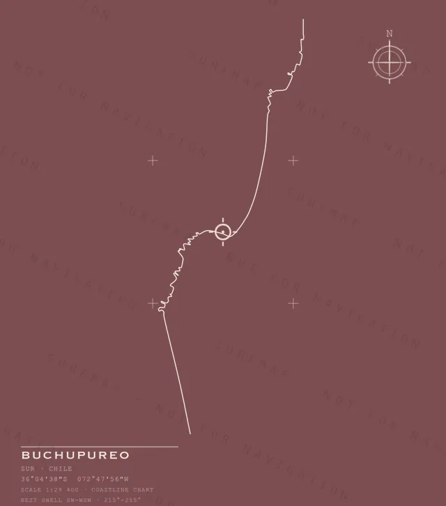 Buchupureo chart, the full artwork printed on the back