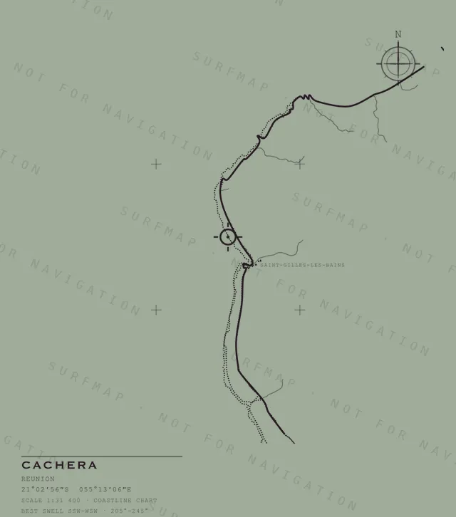Cachera chart, the full artwork printed on the back