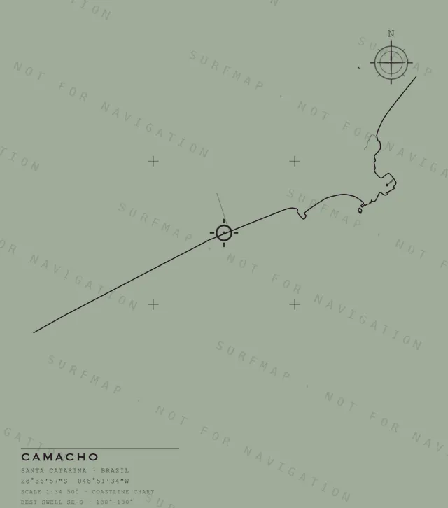 Camacho chart, the full artwork printed on the back