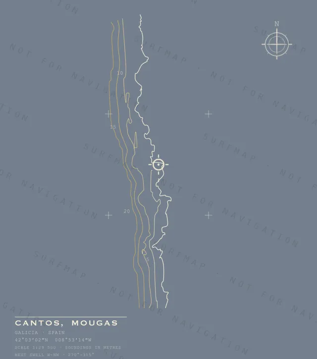 Cantos, Mougas chart, the full artwork printed on the back