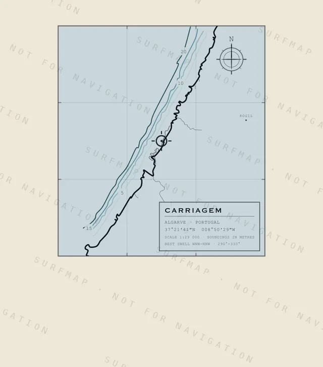 Carriagem chart, the full artwork printed on the back