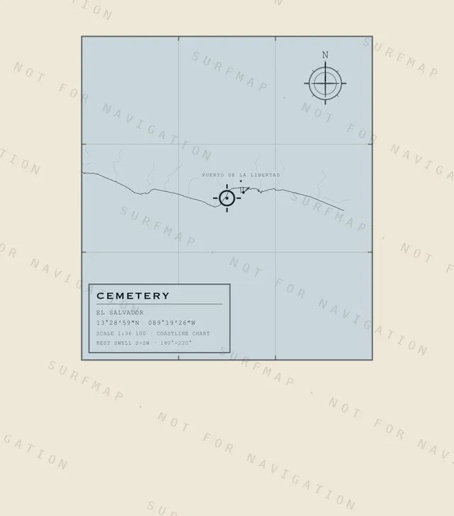 Cemetery chart, the full artwork printed on the back
