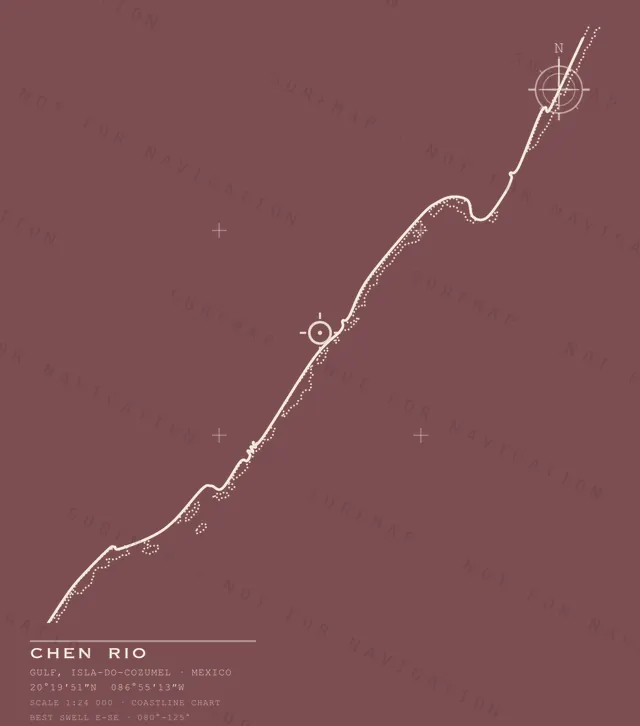 Chen Rio chart, the full artwork printed on the back