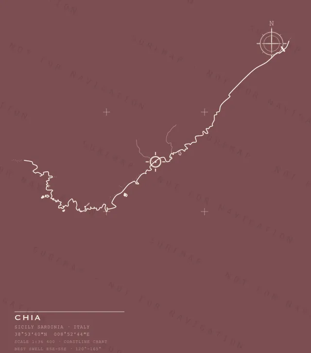 Chia chart, the full artwork printed on the back