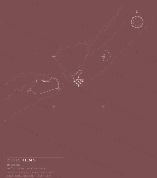 Chickens chart, the full artwork printed on the back